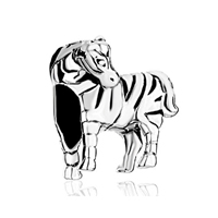 Sterling Silver Jewelry - cute zebra 925 sterling silver european beads Image.