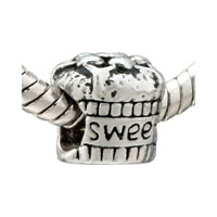 European Beads - jewelry sweet cake fit all brands &amp;  silver plated beads charms bracelets Image.