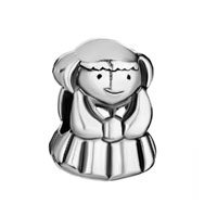 European Beads - cute little girl all brands euro silver plated beads charms bracelets Image.