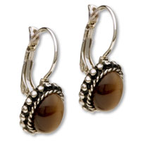 Earrings - gold tone elegant crystal earrings Image.