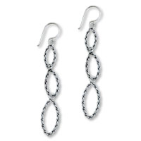 Sterling Silver Jewelry - becket bridle 925 sterling silver earrings Image.