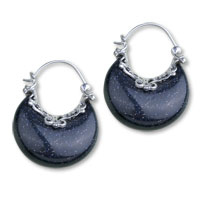 Sterling Silver Jewelry - black purse 925 sterling silver earrings Image.