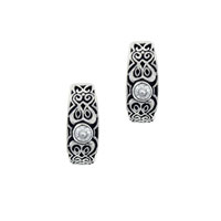 Earrings - cz celtic earrings Image.