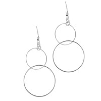 Earrings - double hoop earrings Image.