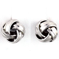 Earrings - twisted ribbon designed earrings Image.