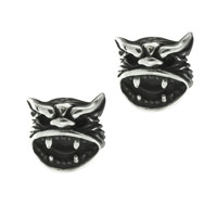 Sterling Silver Jewelry - chinese superstition character earrings Image.