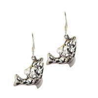 Sterling Silver Jewelry - dangle sea animal earrings Image.