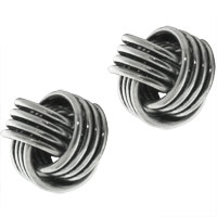 Sterling Silver Jewelry - sterling silver interweaved hoop earrings Image.