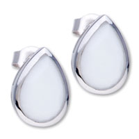 Sterling Silver Jewelry - drop june pearl color birthstone 925 sterling silver earrings Image.