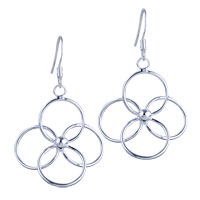 Earrings - hoop connected earrings Image.
