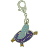 Kids Jewelry - glass slipper clasp charm Image.