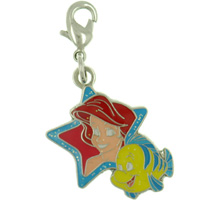 Kids Jewelry - little men mermaid clasp charm Image.