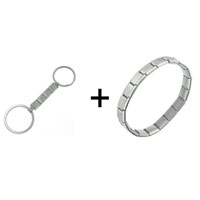 Pugster Gift Center - keychain combination italian charm bracelet Image.