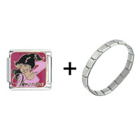 Pugster Gift Center - archie veronica fashion combination italian charm bracelet Image.
