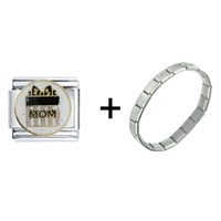 Pugster Gift Center - gift mom combination italian charm bracelet Image.