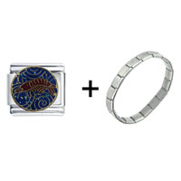 Pugster Gift Center - shrimp combination italian charm bracelet Image.