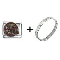 Pugster Gift Center - hey y'all combination italian charm bracelet Image.