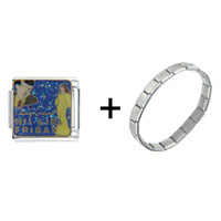 Pugster Gift Center - his girl friday combination italian charm bracelet Image.