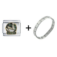 Pugster Gift Center - paper origami swan combination italian charm bracelet Image.