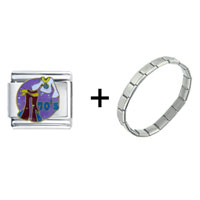 Pugster Gift Center - 70s fashion combination italian charm bracelet Image.