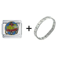 Pugster Gift Center - wagon full of gifts combination italian charm bracelet Image.