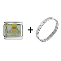 Pugster Gift Center - bozo the clown alikhat cat combination italian charm bracelet Image.