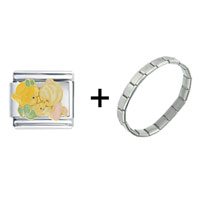 Pugster Gift Center - precious moments with pets combination italian charm bracelet Image.