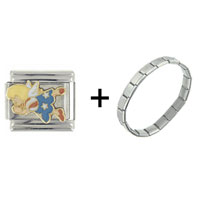 Pugster Gift Center - prayeries gloria combination italian charm bracelet Image.