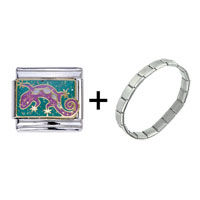Pugster Gift Center - toad italian charm bracelets combination Image.