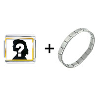 FBT_CPH000_STARTER: add your own photo custom combination italian charm bracelet Image.