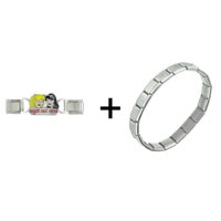 Pugster Gift Center - archie spice and sugar girls deluxe combination italian charm bracelet Image.