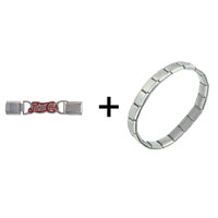 Pugster Gift Center - red pepsi script logo deluxe combination italian charm bracelet Image.