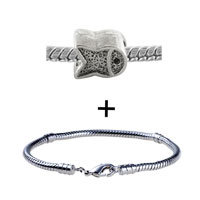 Pugster Gift Center - silver tone fish bracelet combination Image.
