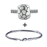 Pugster Gift Center - round crusted finish bracelet combination Image.