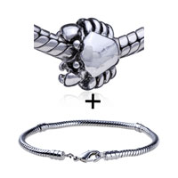 Pugster Gift Center - cute crab european bead bracelet combination Image.