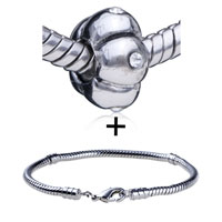 Pugster Gift Center - pumpkin european bead bracelet combination Image.
