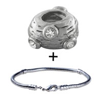 Pugster Gift Center - round rhinestone spotted bracelet combination Image.