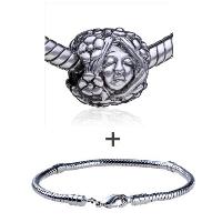 Pugster Gift Center - flora goddess pattern european bead bracelet combination Image.