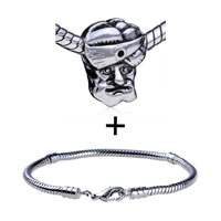 Pugster Gift Center - egyptian elder pattern european bead bracelet combination Image.