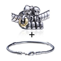 Pugster Gift Center - sea lover european bead bracelet combination Image.