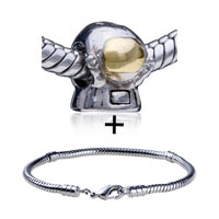 Pugster Gift Center - cheer monkey european bead bracelet combination Image.