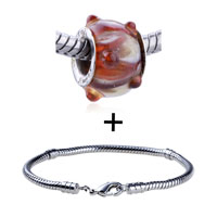 Pugster Gift Center - red murano pattern combination Image.
