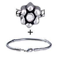 Pugster Gift Center - austrian crystal flower bracelet combination Image.