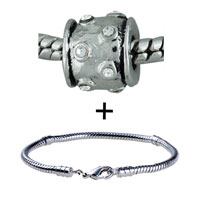 Pugster Gift Center - round patterned studded bracelet combination Image.