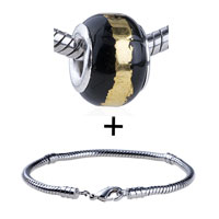 Pugster Gift Center - golden ring bracelet combination Image.