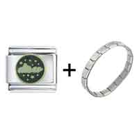 Pugster Gift Center - disco dance combination italian charm bracelet Image.
