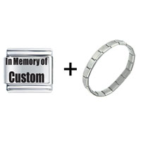Pugster Gift Center - memory of custom combination italian charm bracelet Image.