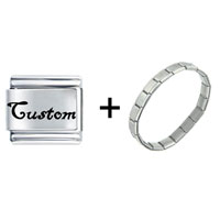 Pugster Gift Center - custom combination italian charm bracelet Image.