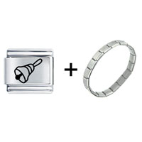 Pugster Gift Center - bell combination italian charm bracelet Image.