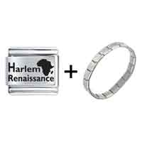 Pugster Gift Center - culture harlem renaissance laser italian charm bracelets combination Image.